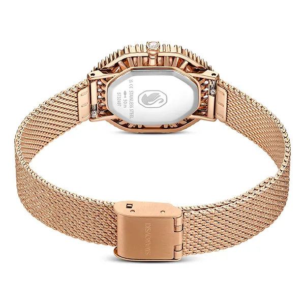 Đồng Hồ Nữ Swarovski Matrix Octagon Watch Metal Bracelet, Rose Gold Tone, Rose Gold-Tone Finish 5732497 Màu Vàng Hồng - Đồng hồ - Vua Hàng Hiệu