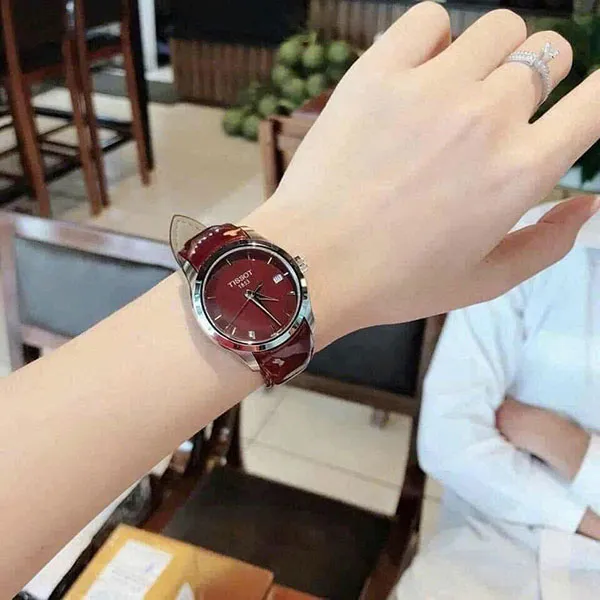 Đồng Hồ Nữ Tissot Couturier T035.210.16.371.00 (T0352101637100) Màu Đỏ - Đồng hồ - Vua Hàng Hiệu