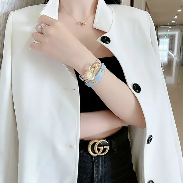 Đồng Hồ Nữ Versace Medusa Lock Icon Leather Watch VEDW00219 Phối Màu