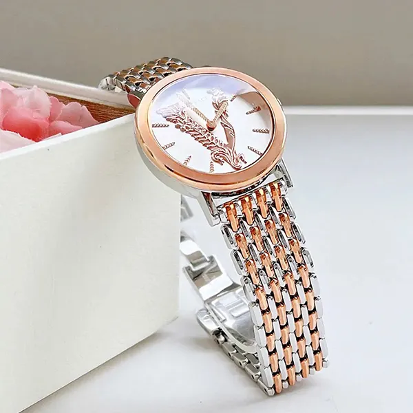 Đồng Hồ Nữ Versace Virtus Watch VEHC00519 36mm Màu Demi (Vàng-Bạc)