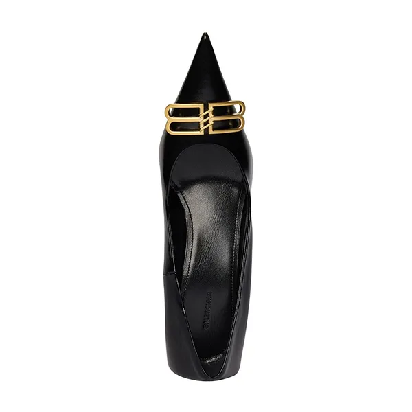 Giày Cao Gót Nữ Balenciaga Square Knife BB Pump Black 694712WBD821080 Màu Đen Size 36