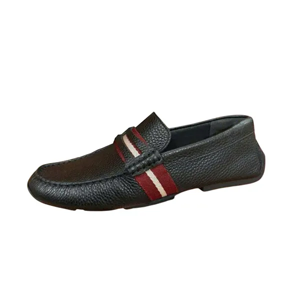 Giày Lười Nam Bally Sheep Plain Màu Đen Size 39.5 - Giày - Vua Hàng Hiệu