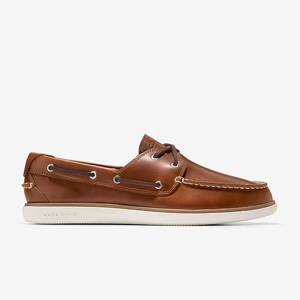 Giày Lười Nam Cole Haan GP Windward Boat Màu Nâu Size 40 - Giày - Vua Hàng Hiệu