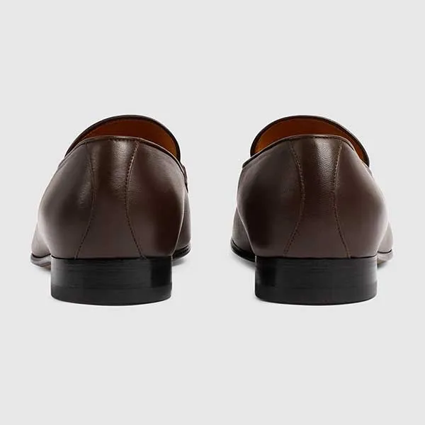 Giày Lười Nam Gucci Loafer With Interlocking G Brown 738468 AABUV 2140 Màu Nâu Size 41 - Giày - Vua Hàng Hiệu