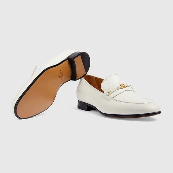 Giày Lười Nam Gucci Loafer With Interlocking G White 738468 AABUV 9110 Màu Trắng Size 41 - Giày - Vua Hàng Hiệu