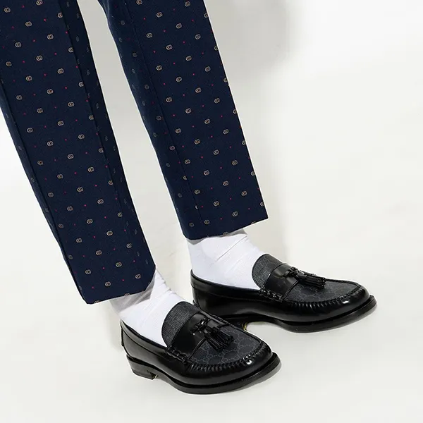 Giày Lười Nam Gucci Loafer With Tassel Black 673817-17X30-1000 Màu Đen Size 39 - Giày - Vua Hàng Hiệu