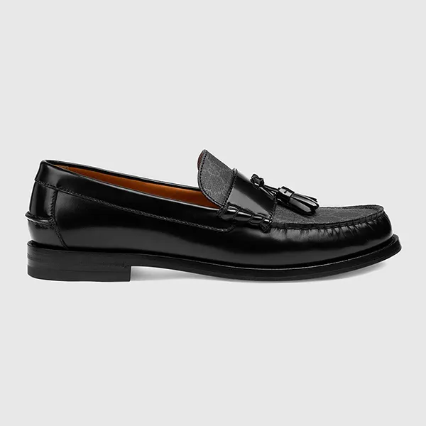 Giày Lười Nam Gucci Loafer With Tassel Black 673817-17X30-1000 Màu Đen Size 39 - Giày - Vua Hàng Hiệu