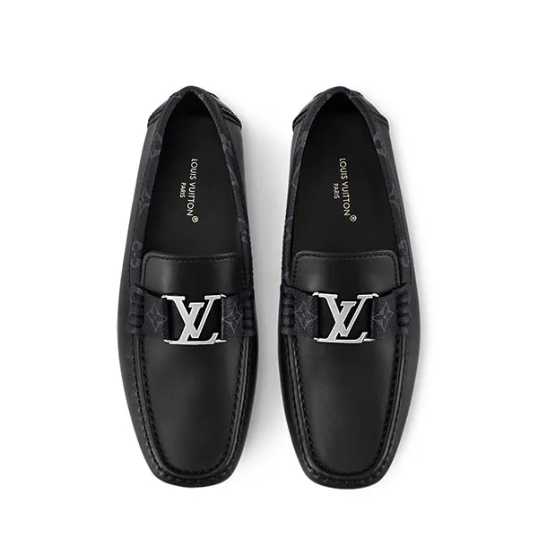 Giày Lười Nam Louis Vuitton LV Monte Carlo Moccasin Black Màu Đen Size 40.5 - Giày - Vua Hàng Hiệu