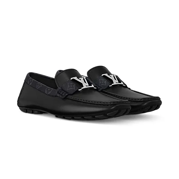 Giày Lười Nam Louis Vuitton LV Monte Carlo Moccasin Black Màu Đen Size 40.5 - Giày - Vua Hàng Hiệu