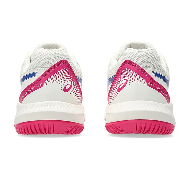 Giày Pickleball/Tennis Asics Gel-Dedicate 8 GS Kids Cream/Dark Cobalt Shoes 1044A077-105 Màu Kem Hồng Size 36 - Giày - Vua Hàng Hiệu