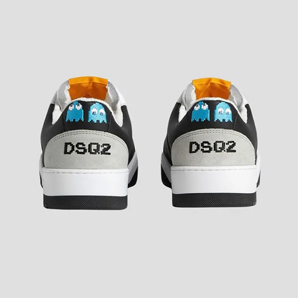 Giày Sneaker Nam Dsquared2 x Pac Man In White SNW0328 01501276 M1365 Màu Đen Trắng Size 39 - Giày - Vua Hàng Hiệu