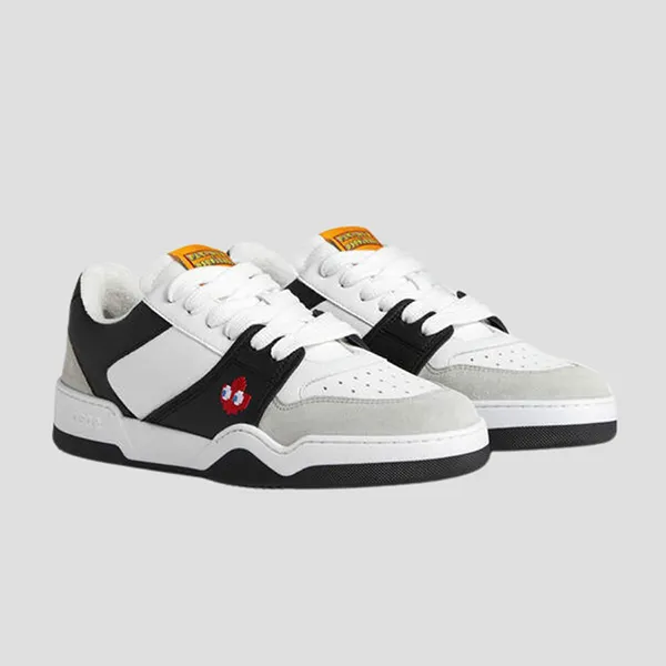 Giày Sneaker Nam Dsquared2 x Pac Man In White SNW0328 01501276 M1365 Màu Đen Trắng Size 39 - Giày - Vua Hàng Hiệu