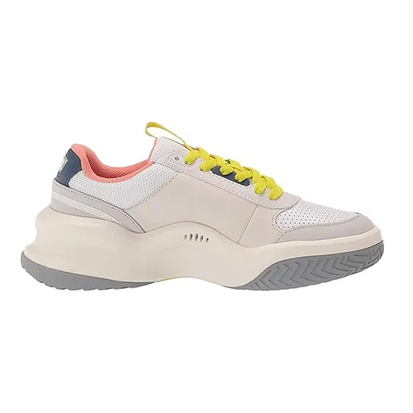 Giày Sneaker Nam Lacoste Mens Ace Lift Mid 40SMA0021 White/Dark Blue Màu Trắng Be Size 42 - Giày - Vua Hàng Hiệu