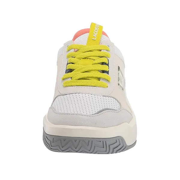 Giày Sneaker Nam Lacoste Mens Ace Lift Mid 40SMA0021 White/Dark Blue Màu Trắng Be Size 42 - Giày - Vua Hàng Hiệu