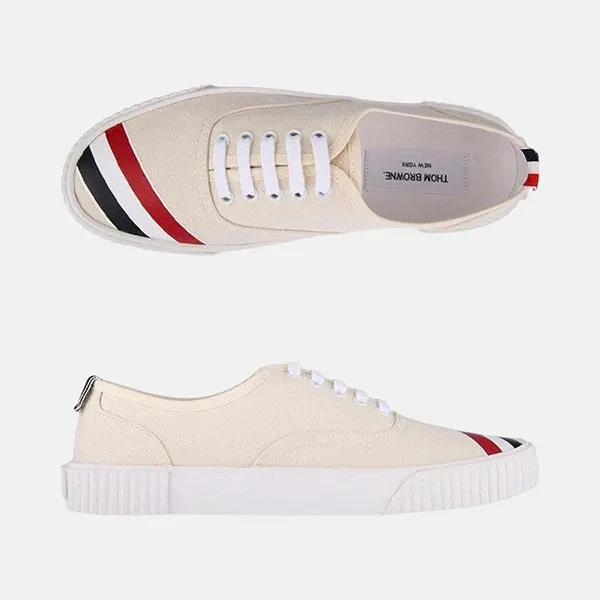 Giày Sneaker Nam Thom Browne MFD201A 06555 114 Màu Trắng Kem Size 40 - Giày - Vua Hàng Hiệu