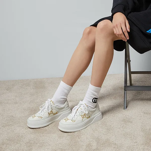 Giày Sneaker Nữ Gucci GG White 670408-AACXG-9059 Màu Trắng Size 36 - Giày - Vua Hàng Hiệu