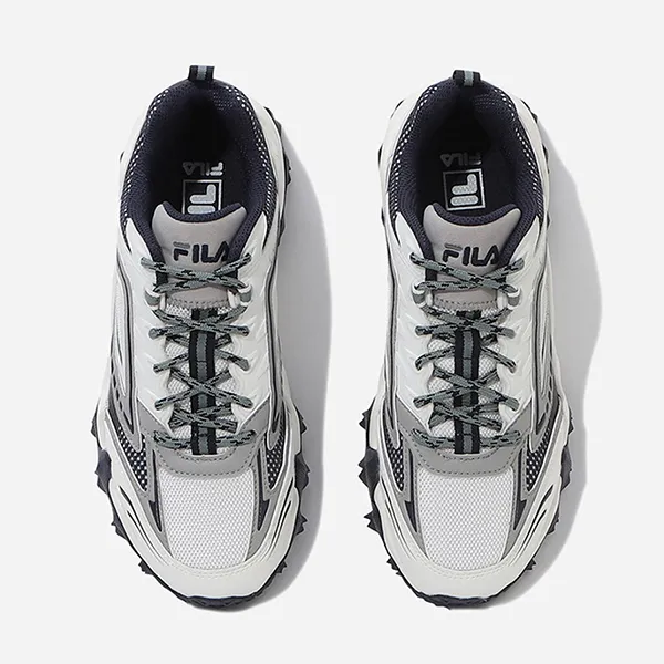 Giày Sneaker Unisex Fila Oakmont Tr V3 Gray 1RM02706F-147 Màu Xám Trắng Size 10 US