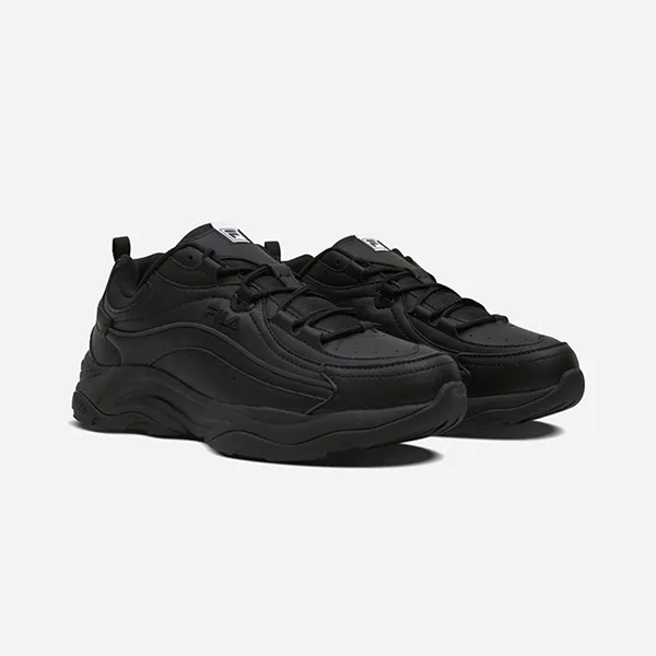 Giày Sneaker Unisex Fila Ray Wave 1RM02726F-001 Black Màu Đen Size 6 US