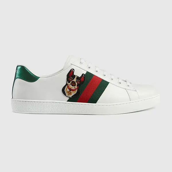 Giày Sneakers Nam Gucci Ace Year Of The Dog Màu Trắng Size 41 - Giày - Vua Hàng Hiệu