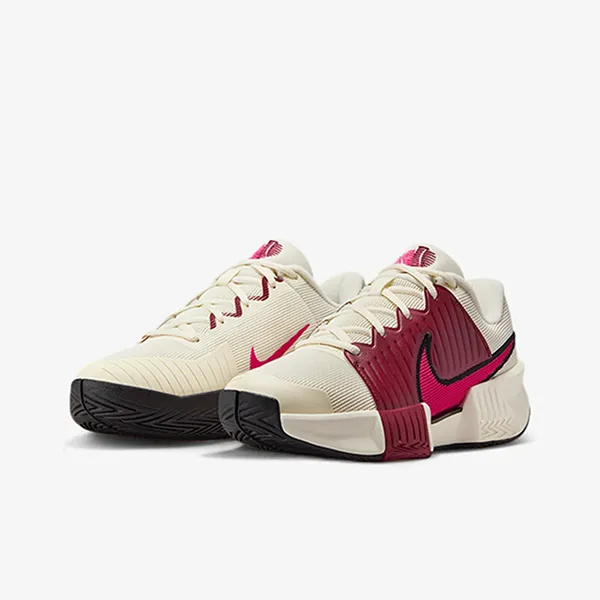 Giày Tennis/Pickleball Nike GP Challenge Pro HC Red Rush Pink FB3146-104 Màu Trắng Đỏ Size 38.5 - Giày - Vua Hàng Hiệu