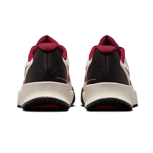 Giày Tennis/ Pickleball Nữ Nike Court Vapor Lite 3 HC Pale Ivory Sail Team Red Rush Pink FZ2156-104 Màu Trắng Đỏ Size 38 - Giày - Vua Hàng Hiệu