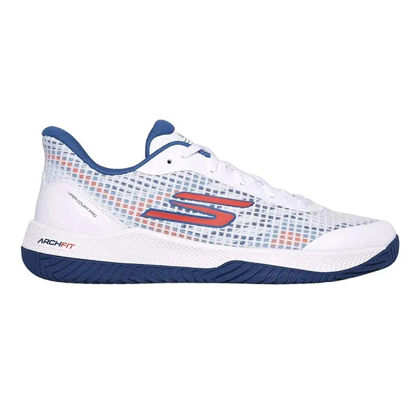 Giày Tennis/Pickleball Skechers Viper Court Pro 246069/WTQ Màu Trắng - Xanh Size 39.5 - Giày - Vua Hàng Hiệu