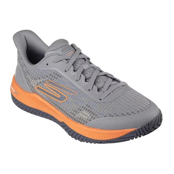 Giày Tennis/Pickleball Nam Skechers Viper Court Pro 246069C-GYOR Màu Xám Size 42.5