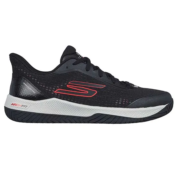 Giày Tennis/Pickleball Nam Skechers Viper Court Pro 246069C/BKRD Màu Đen Size 40