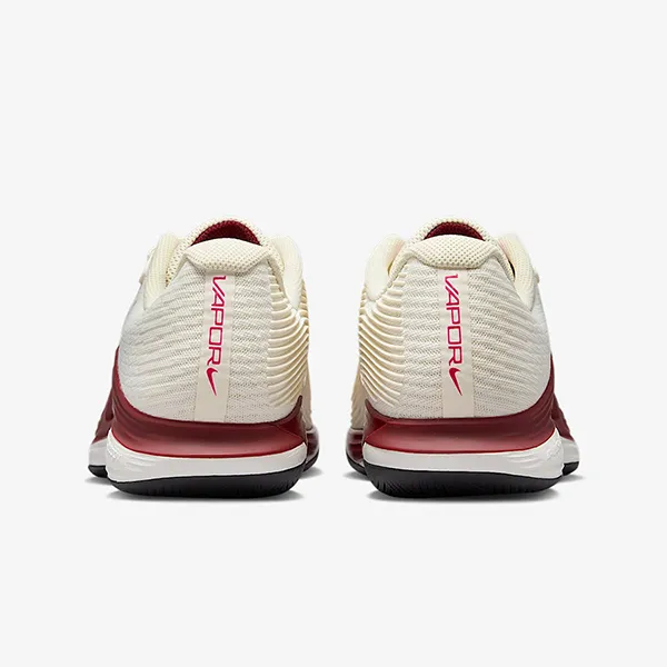 Giày Tennis/pickleball Nữ Nike Court Air Zoom Vapor 12HC Pale Ivory Sail FV5554-104 Màu Trắng Kem Size 39 - Pickleball - Vua Hàng Hiệu