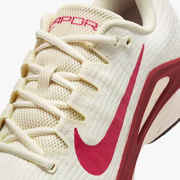 Giày Tennis/pickleball Nữ Nike Court Air Zoom Vapor 12HC Pale Ivory Sail FV5554-104 Màu Trắng Kem Size 39 - Pickleball - Vua Hàng Hiệu