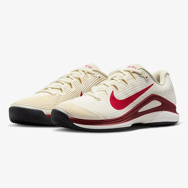 Giày Tennis/pickleball Nữ Nike Court Air Zoom Vapor 12HC Pale Ivory Sail FV5554-104 Màu Trắng Kem Size 39 - Pickleball - Vua Hàng Hiệu