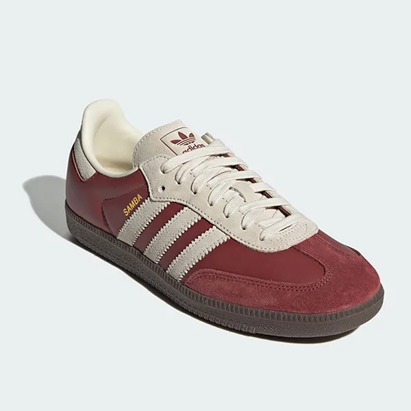 Giày Thể Thao Adidas Samba OG Preloved Ruby Cream JI3216 Màu Đỏ/Trắng Size 11 UK - Giày - Vua Hàng Hiệu