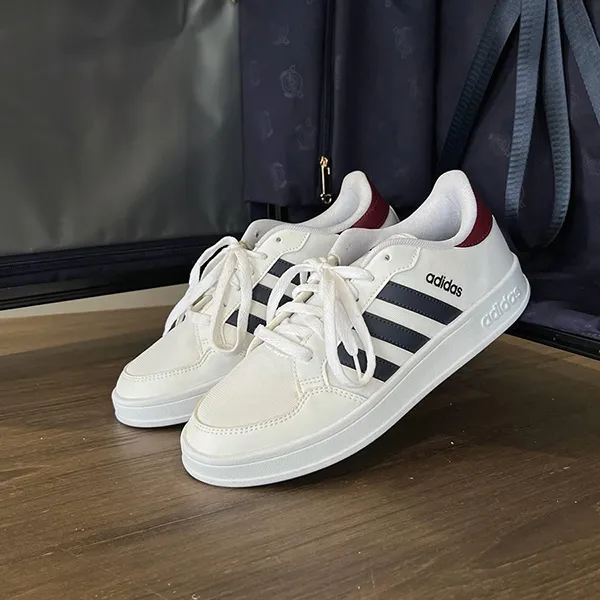 Giày Thể Thao Nam Adidas Zapatillas Breaknet Cloud White / Shadow Navy GY3585 Màu Trắng Size 42 - Giày - Vua Hàng Hiệu