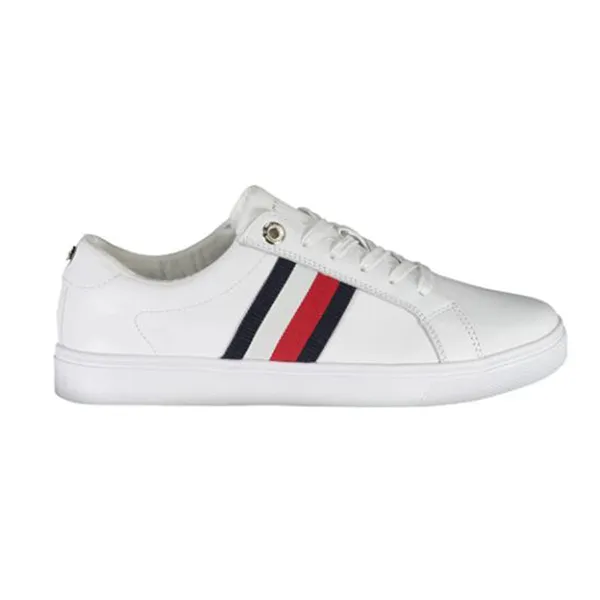 Giày Thể Thao Nam Tommy Hilfiger FW0FW06721F_BIANCO_YBR Màu Trắng Size 41 - Giày - Vua Hàng Hiệu