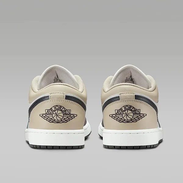 Giày Thể Thao Nike Air Jordan 1 Low Rattan 553558-153 Màu Đen/Trắng/Be Size 40.5 - Giày - Vua Hàng Hiệu