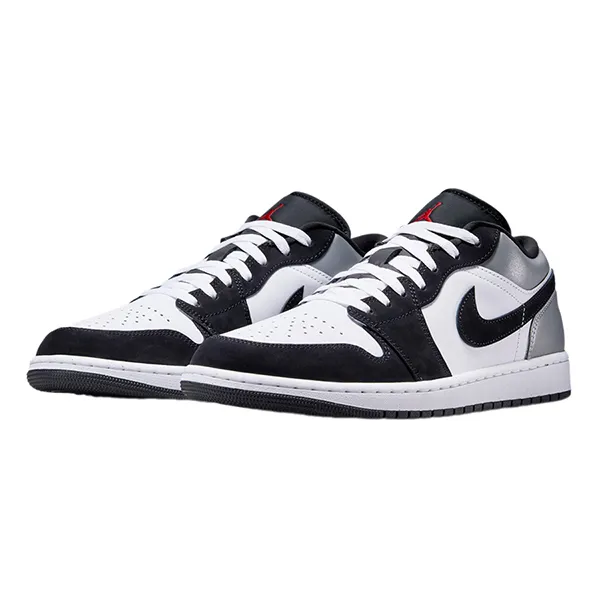 Giày Thể Thao Nike Air Jordan 1 Low SE White Fire Red Black Matte Silver HF3148-106 Màu Đen Phối Màu Size 41 - Giày - Vua Hàng Hiệu