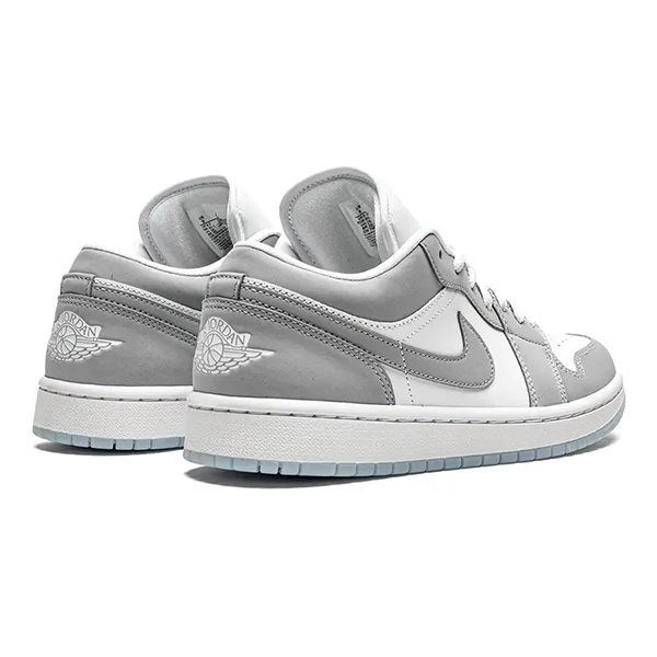 Giày Thể Thao Nike Air Jordan 1 Low White Wolf Grey W DC0774-105 Màu Trắng Xám Size 35.5 - Giày - Vua Hàng Hiệu