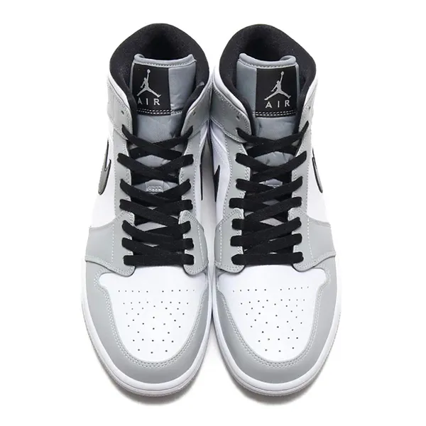Giày Thể Thao Nike Air Jordan 1 Mid 554724-092 Màu Xám Khói Size 42 - Giày - Vua Hàng Hiệu