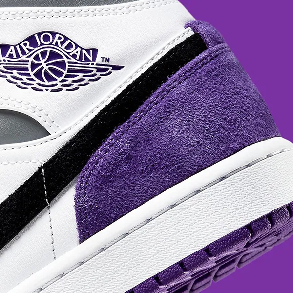 Giày Thể Thao Nike Air Jordan 1 Mid SE Varsity Purple 852542-105 Màu Tím Size 42 - Giày - Vua Hàng Hiệu