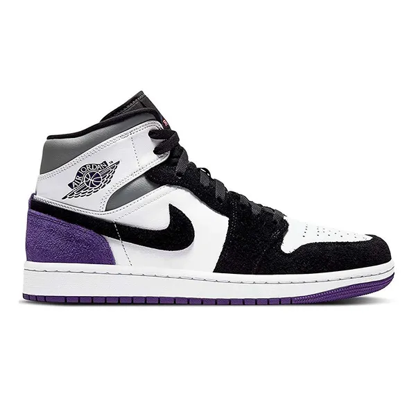 Giày Thể Thao Nike Air Jordan 1 Mid SE Varsity Purple 852542-105 Màu Tím Size 42 - Giày - Vua Hàng Hiệu