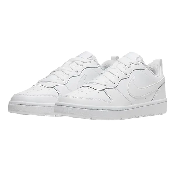 Giày Thể Thao Nike Court Borough Low 2 GS Triple White BQ5448-100 Màu Trắng Size 35.5 - Giày - Vua Hàng Hiệu
