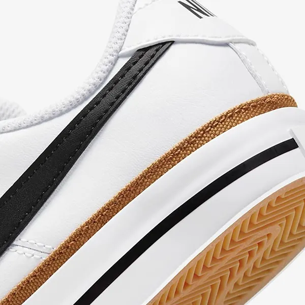 Giày Thể Thao Nike Court Legacy GS White Black Desert Ochre Shoes DA5380-102 Màu Trắng - Đen Size 35.5 - Giày - Vua Hàng Hiệu