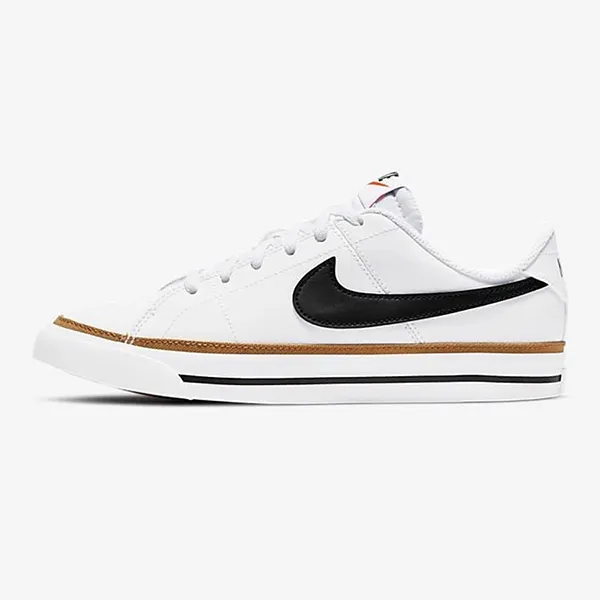 Giày Thể Thao Nike Court Legacy GS White Black Desert Ochre Shoes DA5380-102 Màu Trắng - Đen Size 35.5 - Giày - Vua Hàng Hiệu