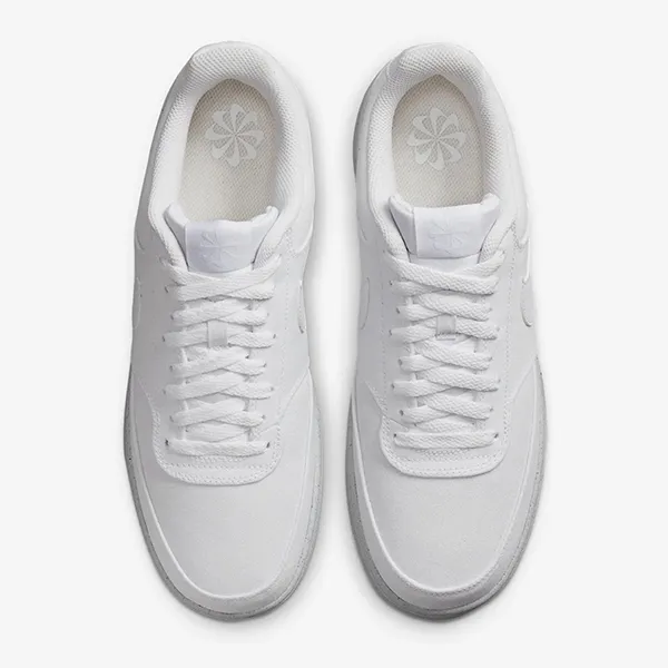 Giày Thể Thao Nike Court Vision Low Canvas Next Nature Triple White DJ6260-100 Màu Trắng Size 40