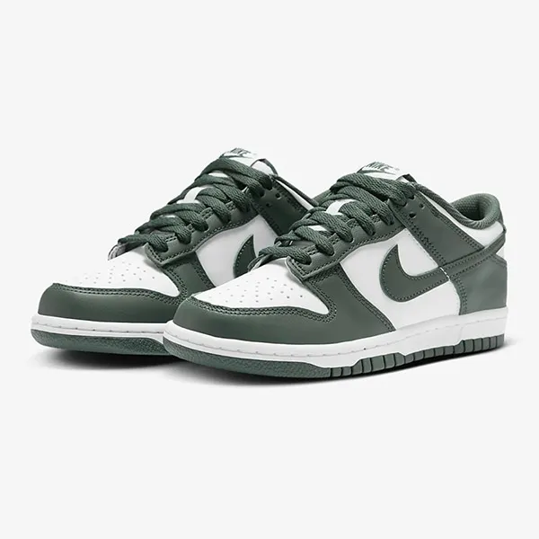 Giày Thể Thao Nike Dunk Low GS Vintage Green FB9109-120 Màu Xanh Phối Trắng Size 36