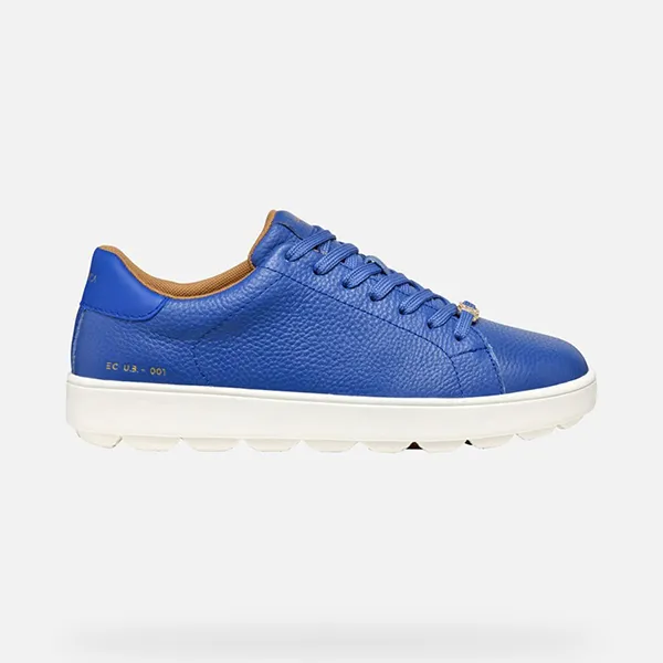 Giày Thể Thao Nữ Geox Spherica Ecub-1 Woman Low Top Sneakers Blue/Light Gold Màu Xanh Size 37 - Giày - Vua Hàng Hiệu
