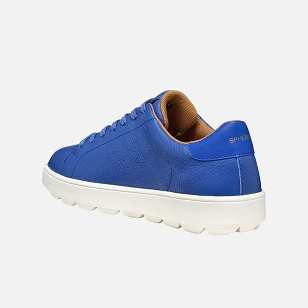 Giày Thể Thao Nữ Geox Spherica Ecub-1 Woman Low Top Sneakers Blue/Light Gold Màu Xanh Size 37 - Giày - Vua Hàng Hiệu