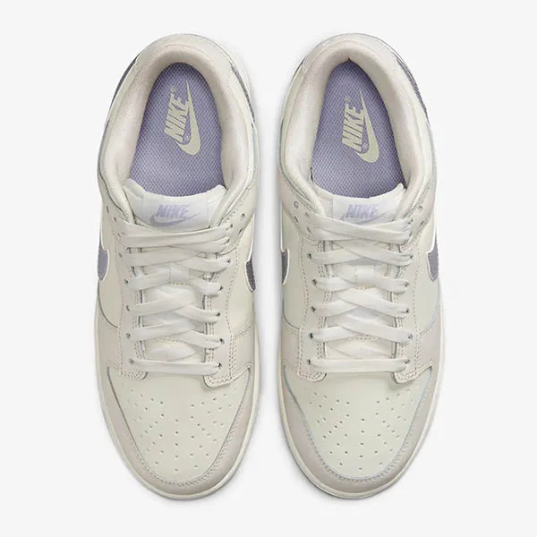 Giày Thể Thao Nữ Nike Dunk Low 'Sail Oxygen Purple' DX5930-100 Màu Xám Trắng Size 36