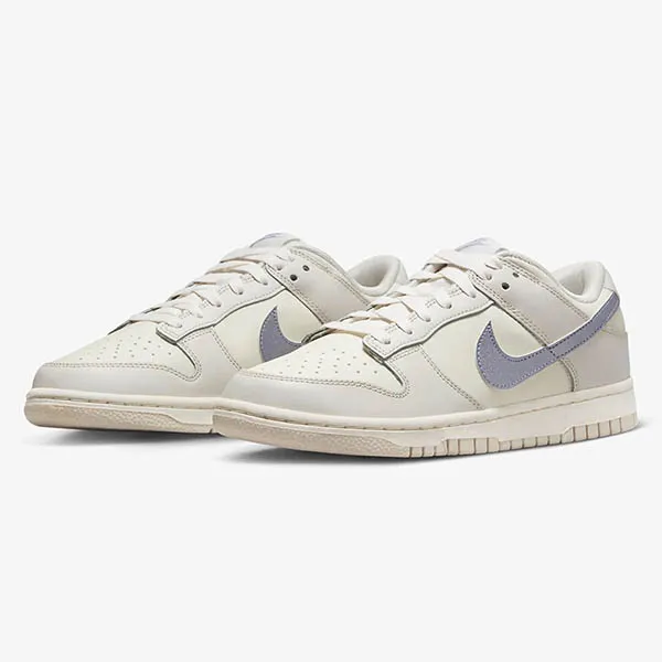 Giày Thể Thao Nữ Nike Dunk Low 'Sail Oxygen Purple' DX5930-100 Màu Xám Trắng Size 36