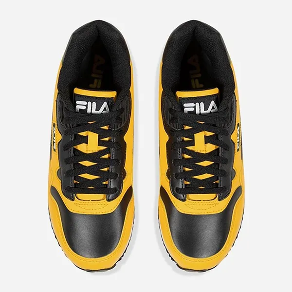 Giày Thể Thao Unisex Fila Cress Color Block 1RM02056-702 Màu Đen Vàng Size 7 US